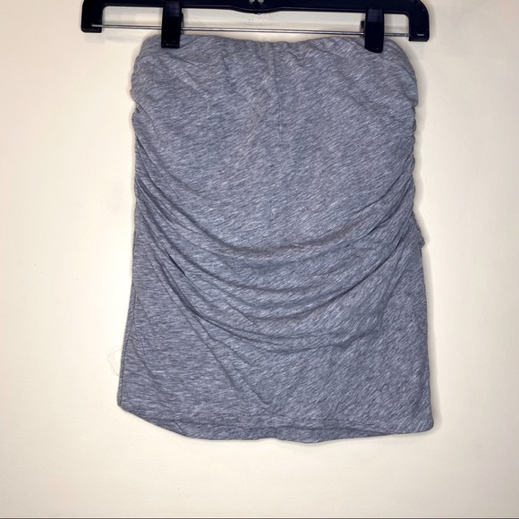 NWT SPLENDID Gray Shirred Mini Skirt Sz XS - Picture 5 of 10